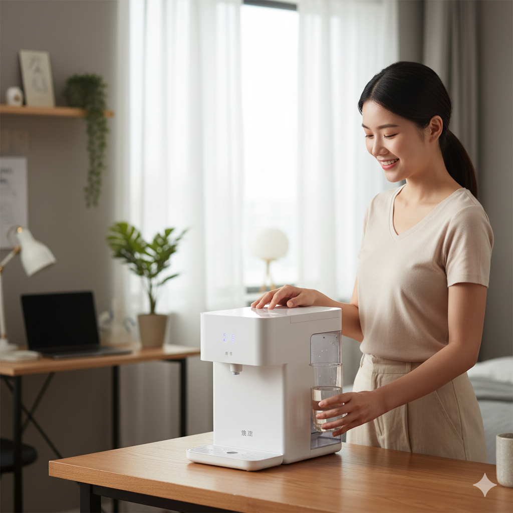 租屋族福音！免安裝、高CP值，佳津桌上型飲水機，輕鬆享受純淨好水