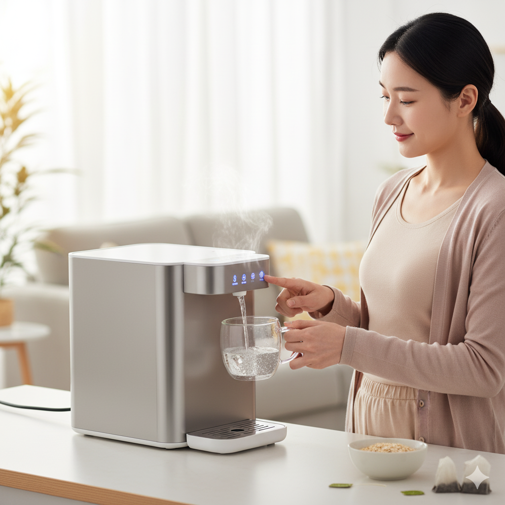 【開箱實測】佳津RO瞬熱飲水機：3秒即熱、5段溫控，小資家庭的質感生活提案