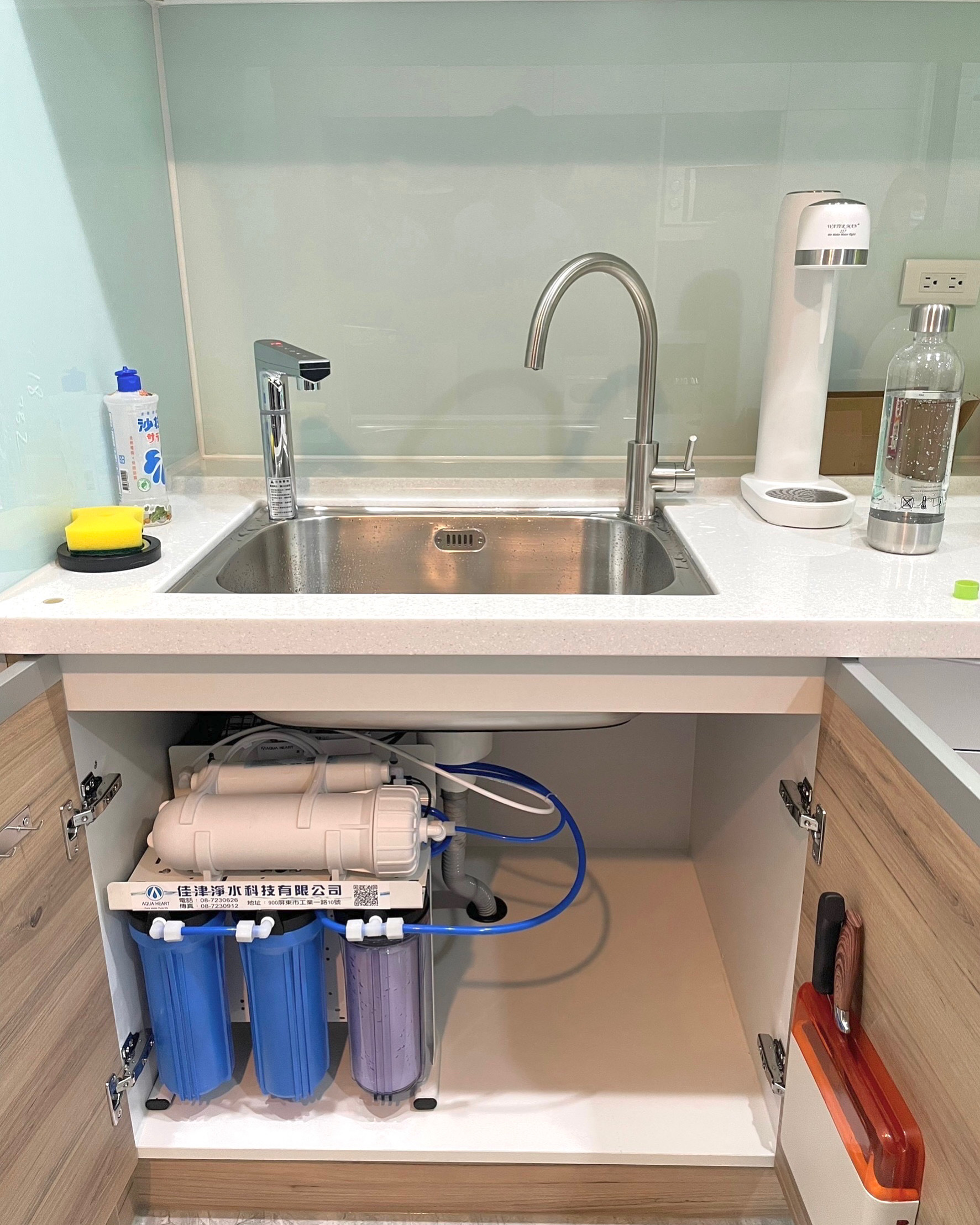 雙溫觸控式廚下淨水器 | 純淨健康的廚房必備