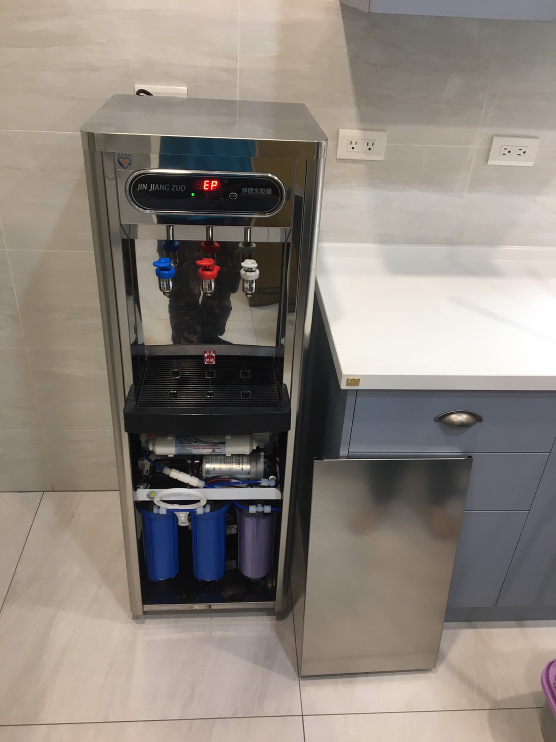 三溫直立式飲水機-屏東里港安裝實例