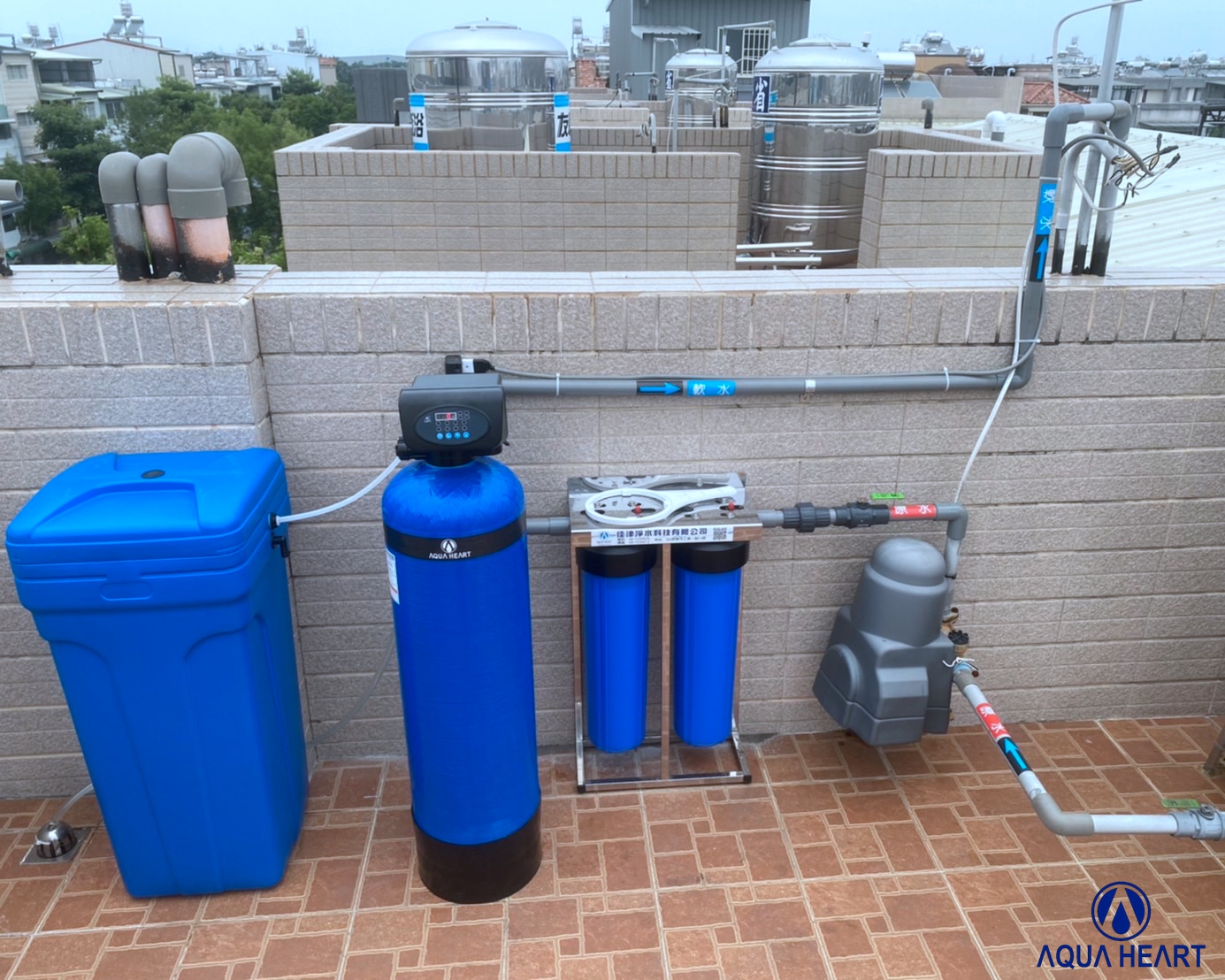 自來水全戶淨水-30公升軟化過濾組